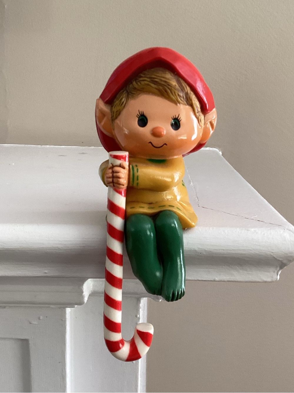 Hallmark Pixie Elf Christmas Holiday Shelf Sitter Vintage